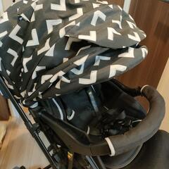 ベビーカー＆雨除けカバー＆アンパンマンの画像