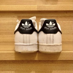 スタンスミス　白×黒　メンズ25.5センチの画像