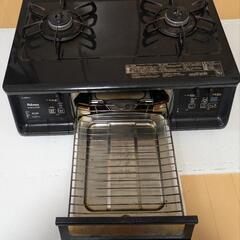 都市ガス パロマ 2口ガスコンロ IC-365WA-Lの画像