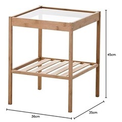 IKEAベッドサイドテーブルの画像