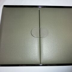 ★非売品未使用箱入、資生堂花椿、記念品、３面鏡、外皮製？、画像の物。箱は少し傷み有★お手数をおかけしますプロフィール必読ですの画像