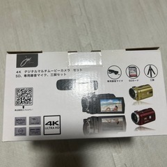 【新品】ビデオカメラ 4kゴールドの画像
