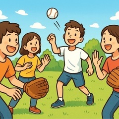 8/16川口芝 ⚾️楽しくキャッチボール⚾️  経験も道具もいらない✨