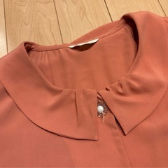 半袖 ブラウス Lの画像