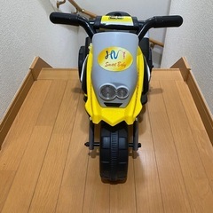 子供用　電動バイク　①黄色の画像