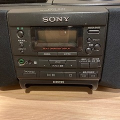 SONY ラジカセ　CDプレーヤーの画像