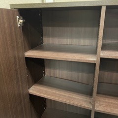 収納棚　ブラウン　3段　差し上げます　の画像