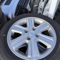 スズキ　ホイールタイヤセット　4本　155/65R14の画像