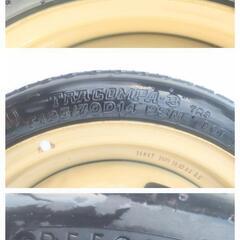 T125/70D14  93M  BRIDGESTONE TIRE  応急タイヤ(スペアタイヤ / テンパータイヤ) 14㌅ × 4T × 4穴 × PCD100mmの画像