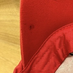 ルコック　キャップ　赤　ゴルフキャップの画像