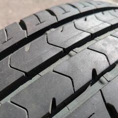  軽量　enkei ep01 14インチ5.5J +41 ガンメタリック夏タイヤ付きホイール4本セット の画像