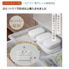 冷凍ご飯容器10個の画像