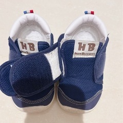 ミキハウス ホットビスケッツ 13cm ネイビーの画像