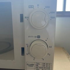 アイリスオーヤマ　電子レンジ　2020年製の画像