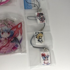 東方Project 缶バッジ&アクリルキーホルダー9点セットの画像