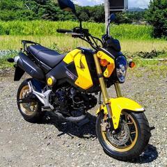 ホンダ グロム125 JC61 走行約3900km エンジンオイル交換済み リヤキャリア付きの画像