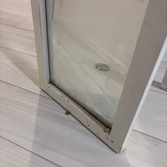 姿見　白　全身鏡の画像