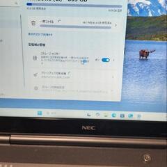 NECノートパソコン　Windows11　エクセルワード使えます。の画像