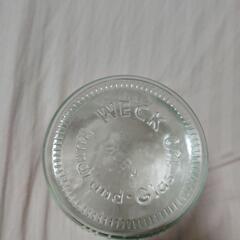 WECK Rundrand-Glas100がラス皿（蓋付け)(洋菓子、あめ、粉など容器)の画像