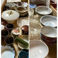 食器ガレージセール10個で100円 8/16土17-19時と8/17 15-19時の画像