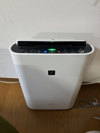 【美品】SHARP プラズマクラスター 加湿空気清浄機 KC-L50-W
