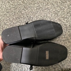 ストラップ付きバレエシューズ22.0〜22.5の画像