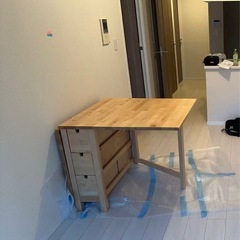 IKEA ゲートレッグテーブルの中古が安い！激安で譲ります・無料