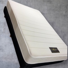 【美品】値下げ⭐️源ベッド 国産コンパクト梱包マットレスセミダブ の画像