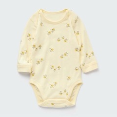 【美品】UNIQLO ボディスーツ70 ３枚セットの画像