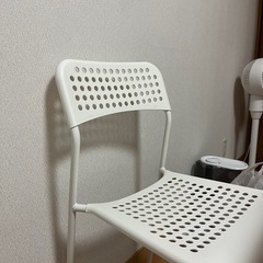 IKEA ADDE（アッデ）チェア ホワイト 4脚セットの画像