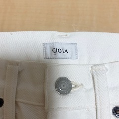 CIOTA シオタ スビンコットン 13.5oz ハイウエスト デニムパンツの画像