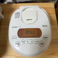 電子レンジと３合炊飯器セットの画像