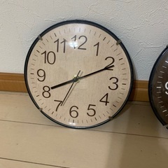 壁掛け時計　2個セット
の画像