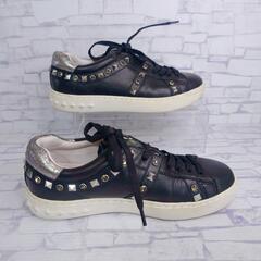 ASH アッシュ スタッズ スニーカー 黒 37 23.5cm相当の画像