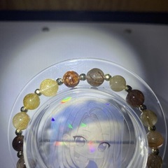 ハンドメイド MIXルチルクォーツ ブレスレットの画像