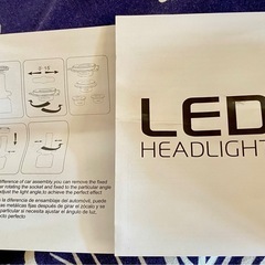 LEDヘッドライト　新品未使用　　  　　の画像