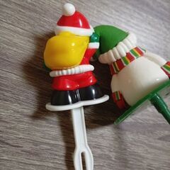 無料　クリスマス　ケーキ飾り　サンタクロース　雪だるまの画像