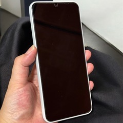 【美品】 Libero 5G IV本体 ホワイト 白 Y!mobile ケース付 保護フィルム貼付 ピンク 中古品 スマホの画像