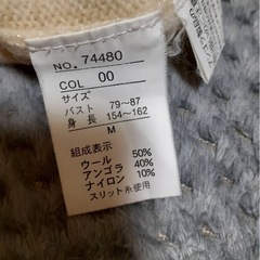 【Ｍ】Off Lesson オフレッスン 半袖ニット ラメ Mの画像