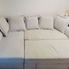 IKEAソファベッドの販売の画像