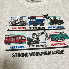 【新品】RESULT はたらく車Tシャツ 120の画像