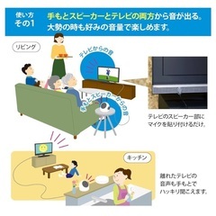 テレビ　手もとスピーカーの画像
