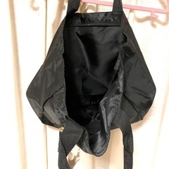 丈夫なエコバッグ　黒の画像