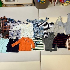 70cm 男の子 冬服 68点　ブレンド品ありの画像