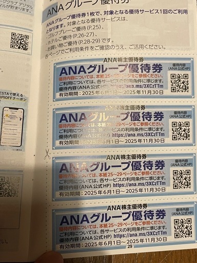 ANA株主優待券　割引券付き　まとめ売り　旅行　チケット　割引券　航空券　優待券