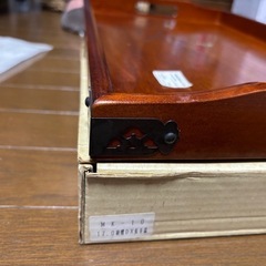 お盆　漆器　天然木の画像