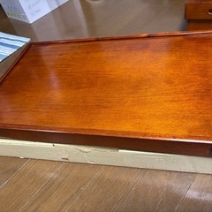 お盆　漆器　天然木の画像