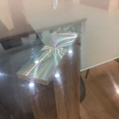 【極美品】4人掛け ダイニングセット ガラステーブル チェアの画像