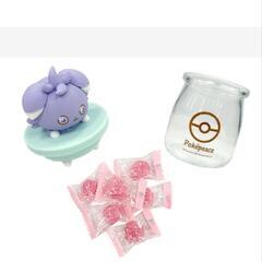 【未使用品】ポケピース キャンディボトル ニャスパー  ポケモン 飴　ピカチュウの画像