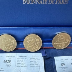 1998 FIFA World Cup Gold Coin 金貨51グラムの画像